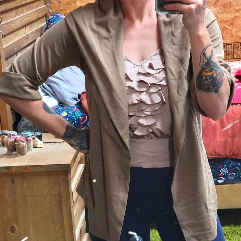 Tie back cardigan